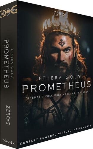Złota okładka pudełka Ethera Prometheus